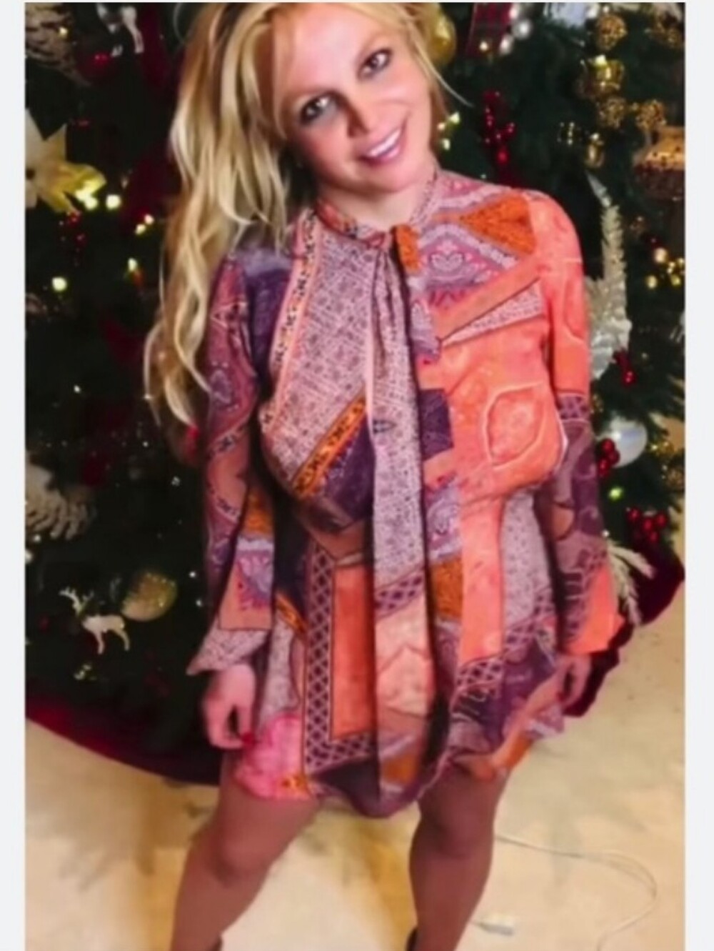 Divine Heritage Paisley Neck Tie Dress In Orchid Mixed Pattern Boho